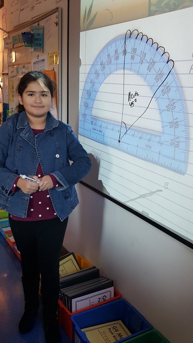 LiliSMontana's tweet photo. Yes to drawing, measuring, and naming angles. Get it girl! #KACDMath #G4Math ๐๐โ๏ธ https://t.co/QudMKeuXEn