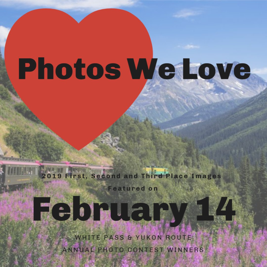 WhitePassRail's tweet photo. White Pass &amp; Yukon Route is looking forward to sharing our top entries from the 2019 White Pass Photo Contest on Valentine's Day! Check out our favorites from the Best Diesel Engine, Steam Engine, Landscape, Bennett/Carcross and Staff categories tomorrow! https://t.co/9s6BStZJLU