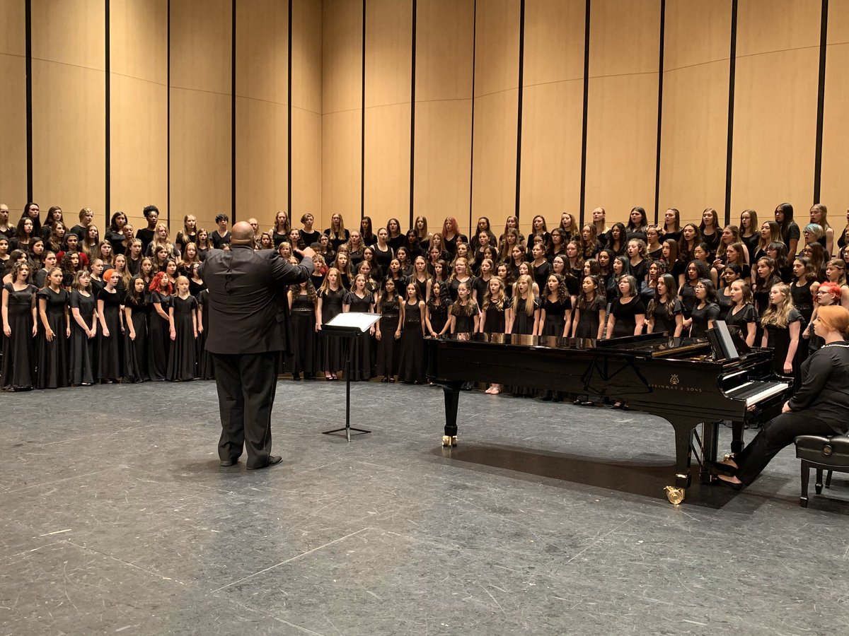 Region Choir clinic and concert. Hays had over 35 students representing at this TMEA Region event #100%Hays #choir