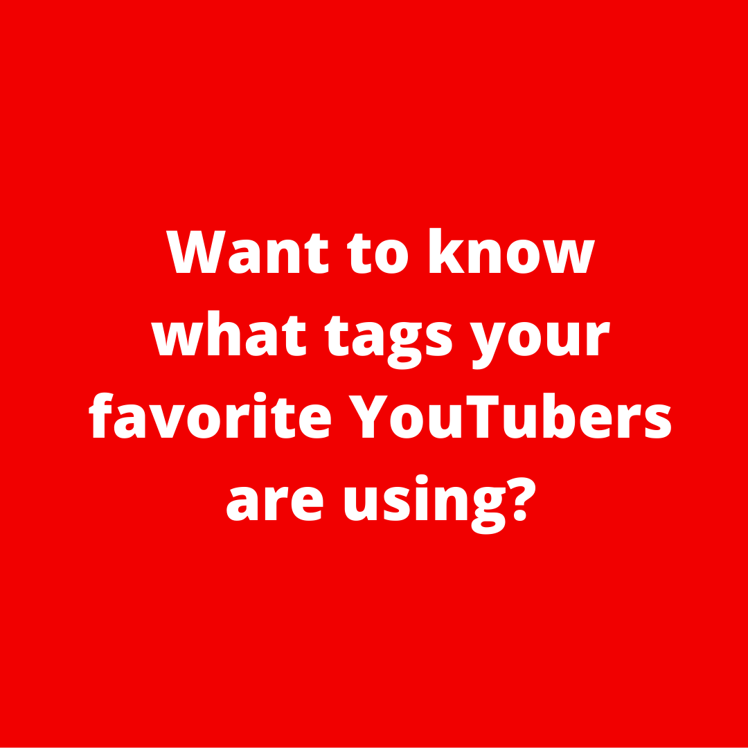 ProGamingCrew_'s tweet photo. Want to find out what tags your favorite YouTubers are using in their videos? So you can use them in your own videos? Check out the blog below 👇 No programs or software needed!

https://t.co/Iz95TcoCbn https://t.co/TubbX0p9wN