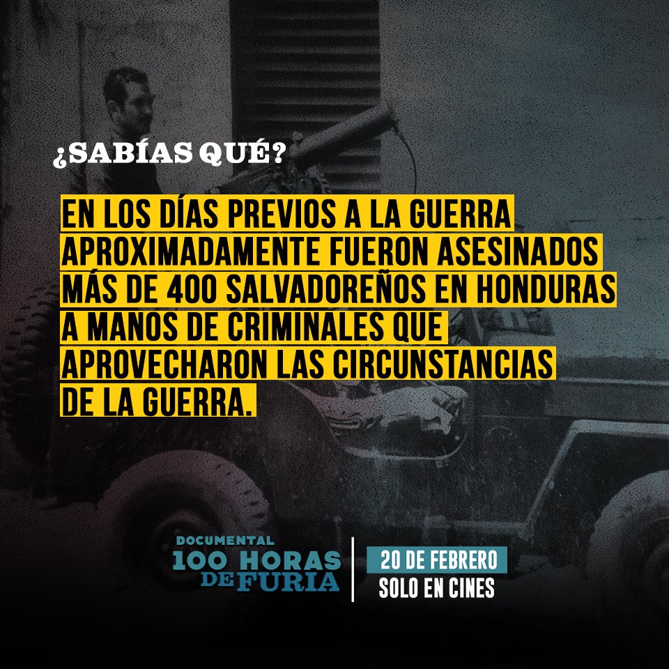 balamHN's tweet photo. Se acerca el día donde conocerás los verdaderos hechos de la guerra entre Honduras y El Salvador de 1969 ó como algunos la llamaron ¨La guerra del fútbol¨

#documental #cine #movie #film #Honduras #100HDF #ElSalvador https://t.co/MKcQuCqd9K