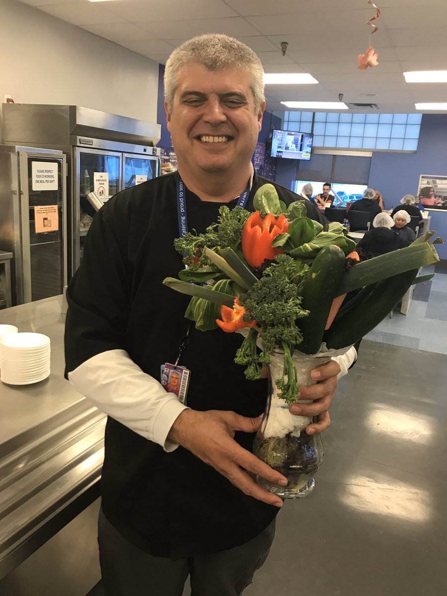 DEN Catering serving mouth-watering prime rib and halibut to our employees as a thank you for 30 days injury free!! Thank you @JohnK_UA for helping to serve! @CharleanGmunder @weareunited