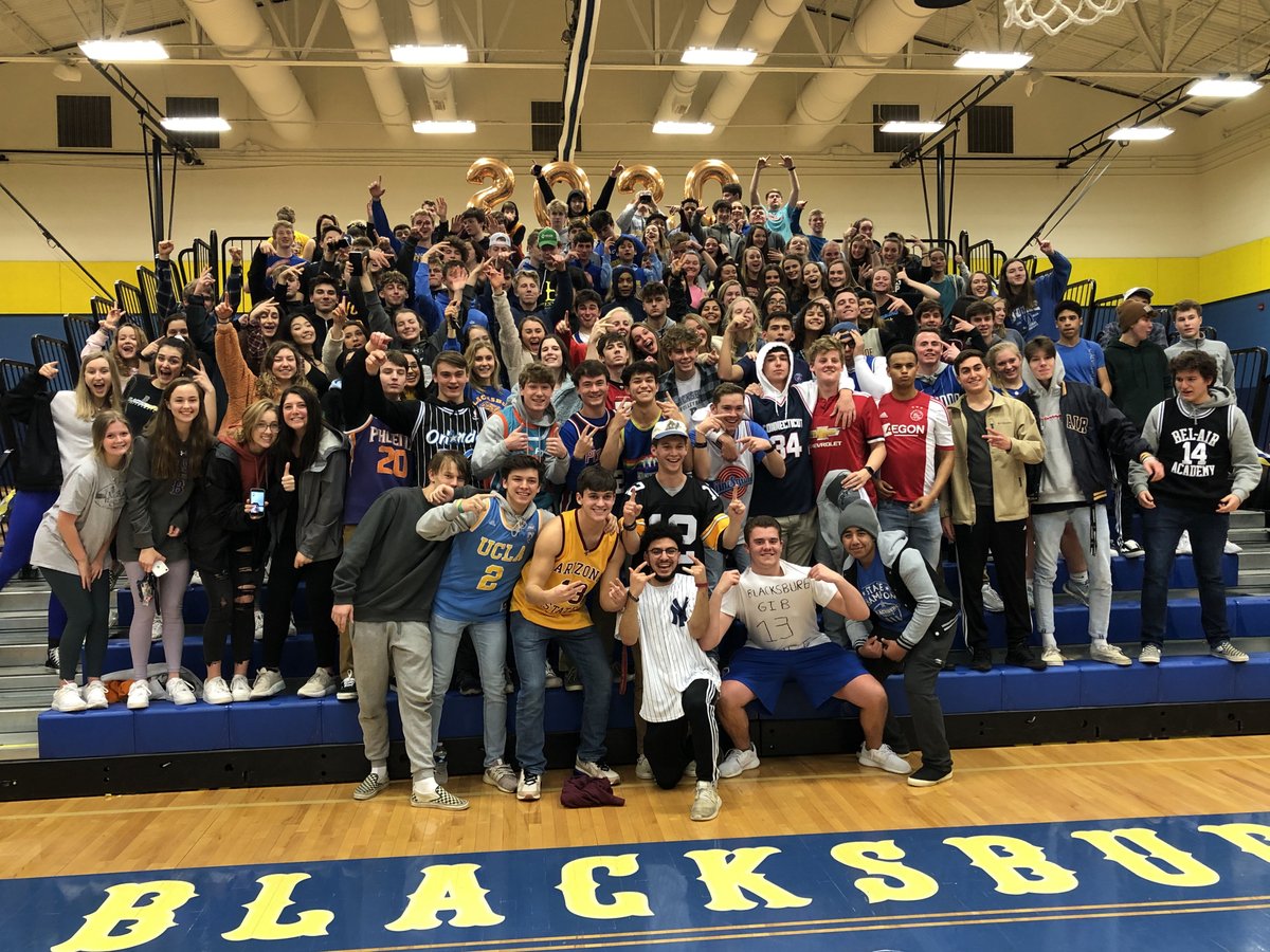 Our student section is ready for the Battle of the Burgs! #GoBruins 🏀🔥