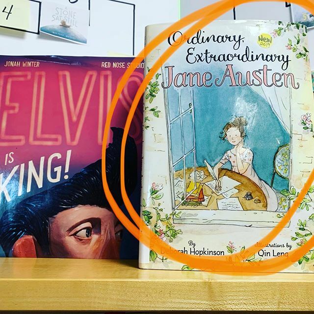 I’m thinking we have a lot of young feminists in our building and I couldn’t be more proud. 
In a class of grade 7/8’s, almost everyone knew who Elvis was, and not a soul had heard of Jane Austen... but in the end this picture book was the winner in our … ift.tt/39JbZKP