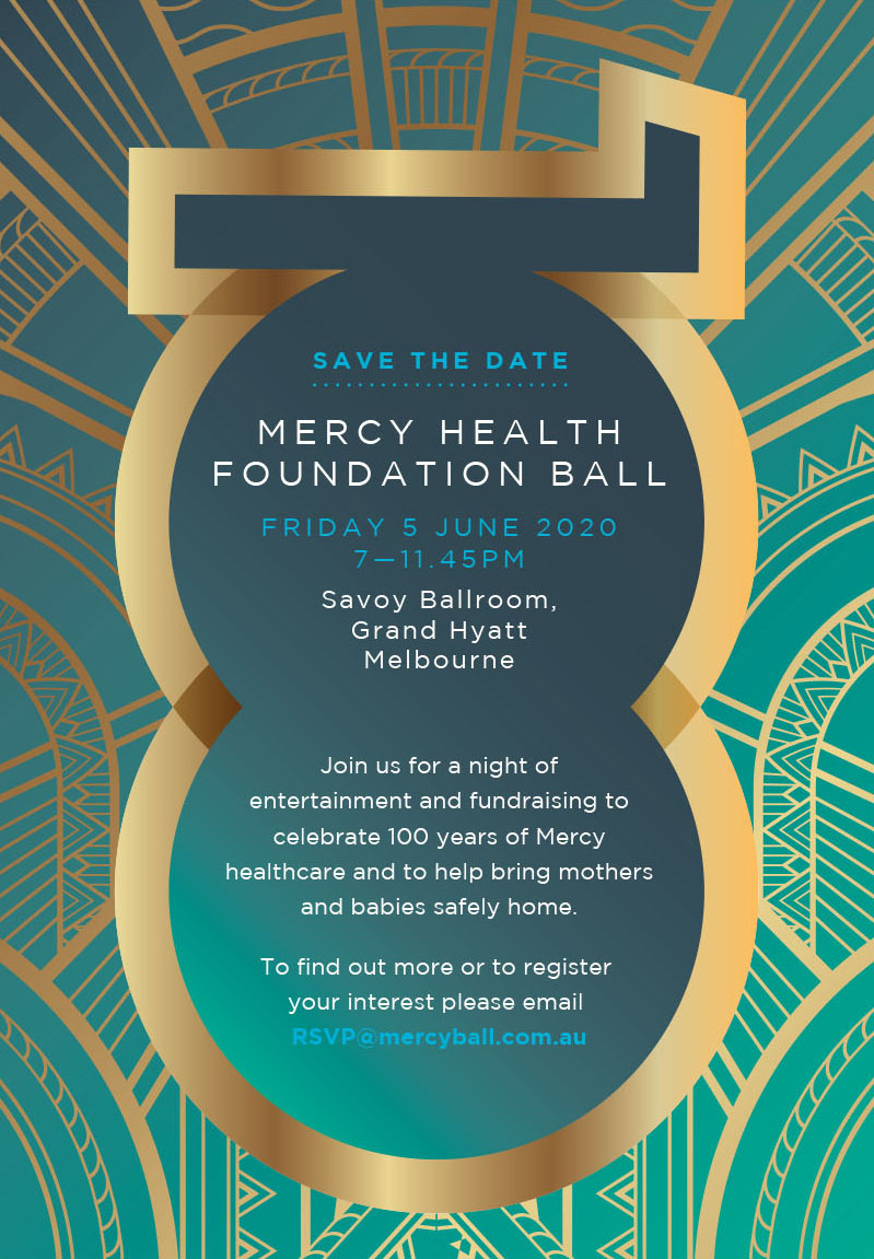 Mercy Health (@mercyhealthaus) on Twitter photo Save the date — Mercy Health Foundation is delighted to announce that the annual Mercy Health Foundation Ball, in partnership with <a href="/catholicsuper/">Catholic Super</a>, will be held on Friday 5 June 2020 at the Grand Hyatt Melbourne. Save the date — Mercy Health Foundation is delighted to announce that the annual Mercy Health Foundation Ball, in partnership with <a href="/catholicsuper/">Catholic Super</a>, will be held on Friday 5 June 2020 at the Grand Hyatt Melbourne.