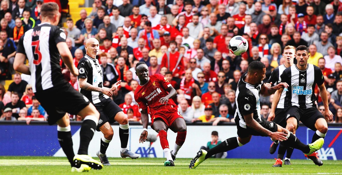 Game 5: Newcastle (H)Mane scores a beautiful curling equalizer and goes on to score the winner before halftime in a difficult game where Newcastle were trying to cause an upset. MOTM again