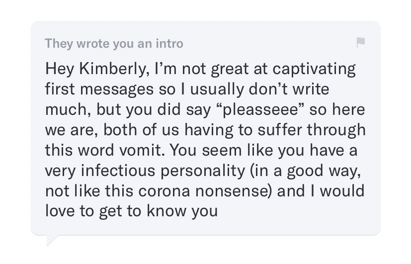 .....is this man comparing me to a deadly virus............