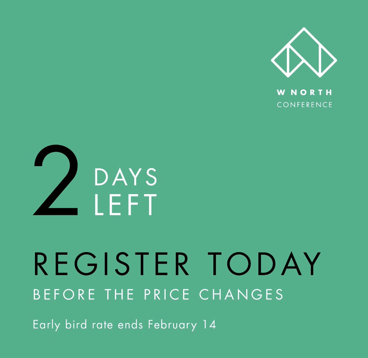 Planning on attending our #Whistler conference April 15-17? Early bird pricing in affect until tomorrow night at midnight PST! Save $300, register today:  wnorthconnect.com/conference/ #womeninleadership
