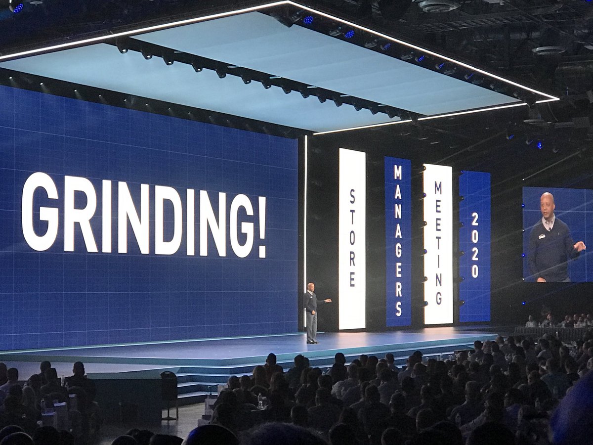 Great story from our President and CEO, The Marvin Ellison! #grinding #winnerswin