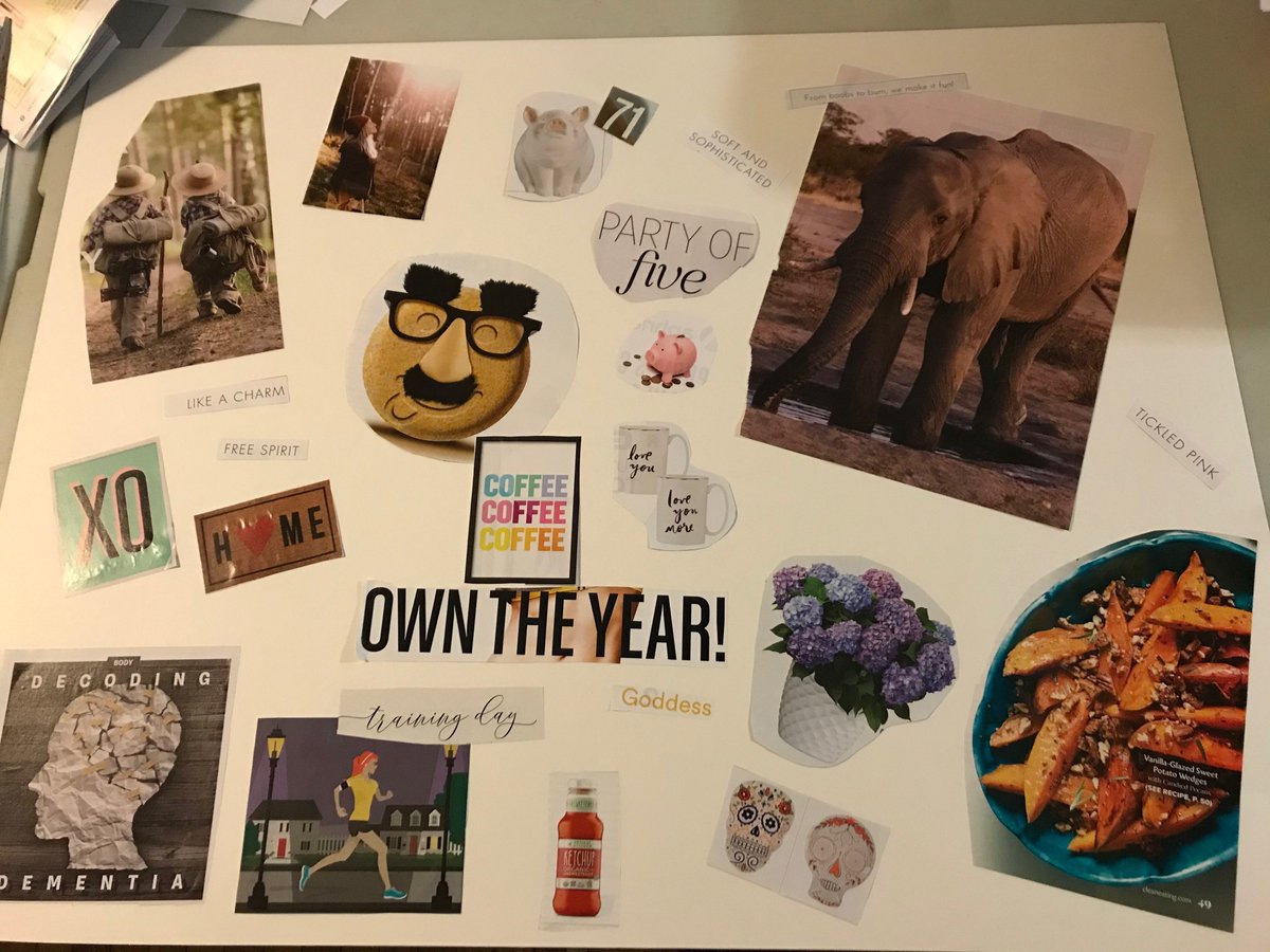 GilliansPlace's tweet photo. Vision Boarding in one of our groups this week. So much hope here! #funfearless #tiredofbeingtired #ohyesyoucan #victoryisyours #goddess #owntheyear https://t.co/2e0rYMDkIz