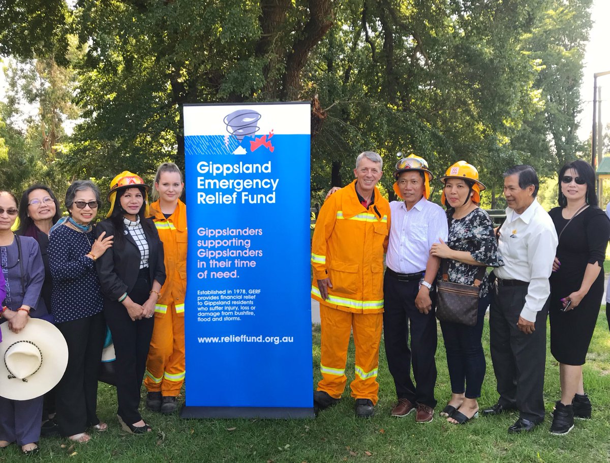 The United Vietnamese Buddhist Congregation’s empathy shines again, with a further donation of over $100k to the Gippsland Emergency Relief Fund today in Traralgon with Tien Kieu MP. The care &amp; support they’ve shown since the #gippslandfires is just extraordinary. #gippsnews ❤️