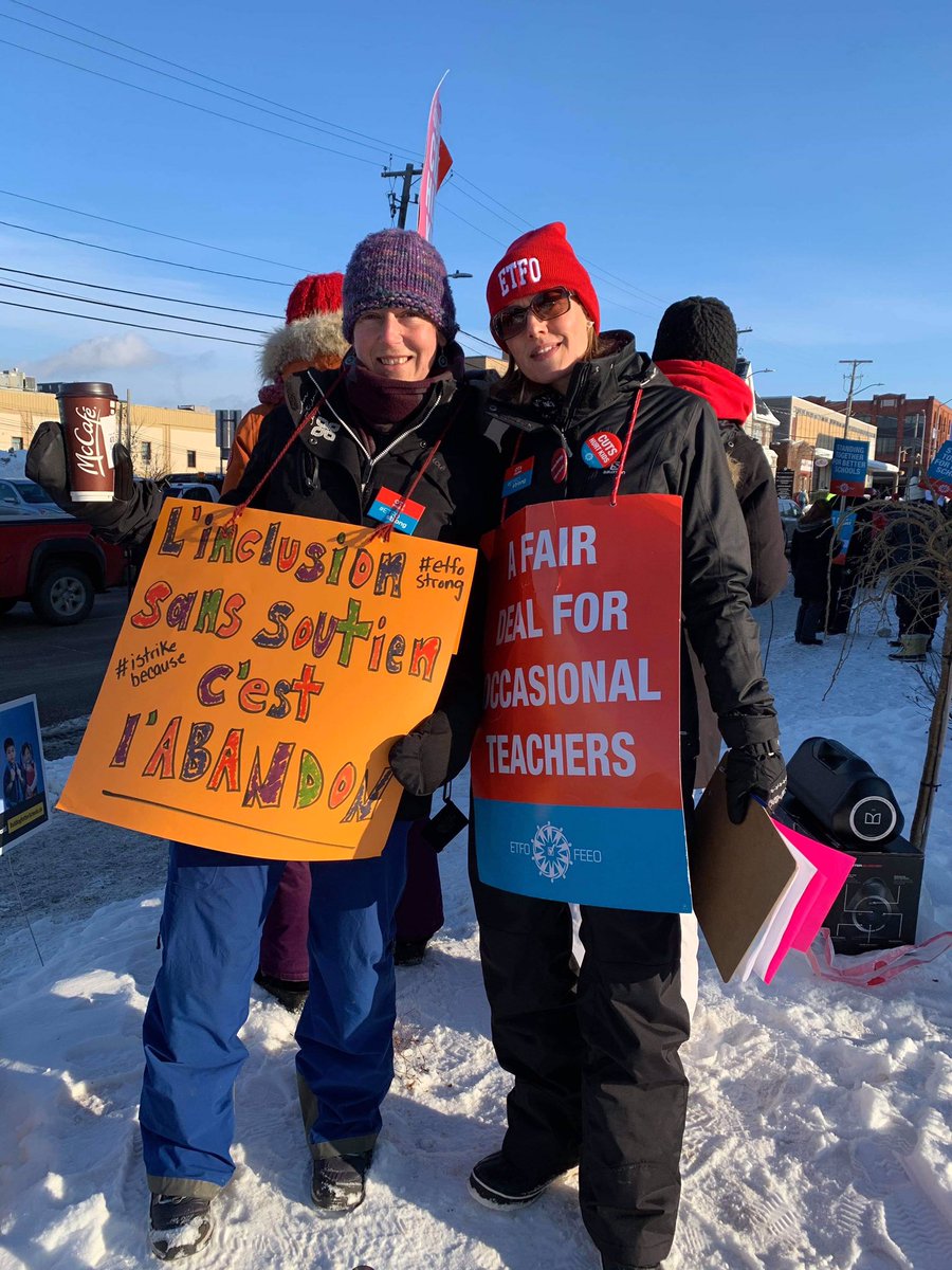 We’d rather be teaching, but kids are important. #etfo #ETFOproud #etfostrong