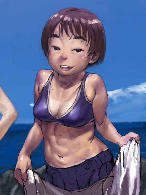 家が隣りでクラスも同じ、上がってからあちらは陸上部で多少距離ができてしばらく、その間特に思うこともなし、しかし思い出づくりと称して夏休みの最後にみんなで海に行った結果本命の子は意外となんでも無かったが、それ以降もう受験だというのに自分の横に住んでいる事が頭から離れないそんな幼馴染 