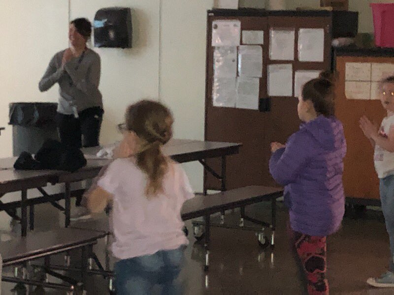 BerkHeightsES's tweet photo. This week in gym class, Mrs. Graybill has been using a program called @Sworkit. This program exposes the students to a wide variety of customized yoga, cardio and strength exercises as well as showing them the muscle groups they are working. 
#ilovePE
#Sworkit https://t.co/15P68nPuG3
