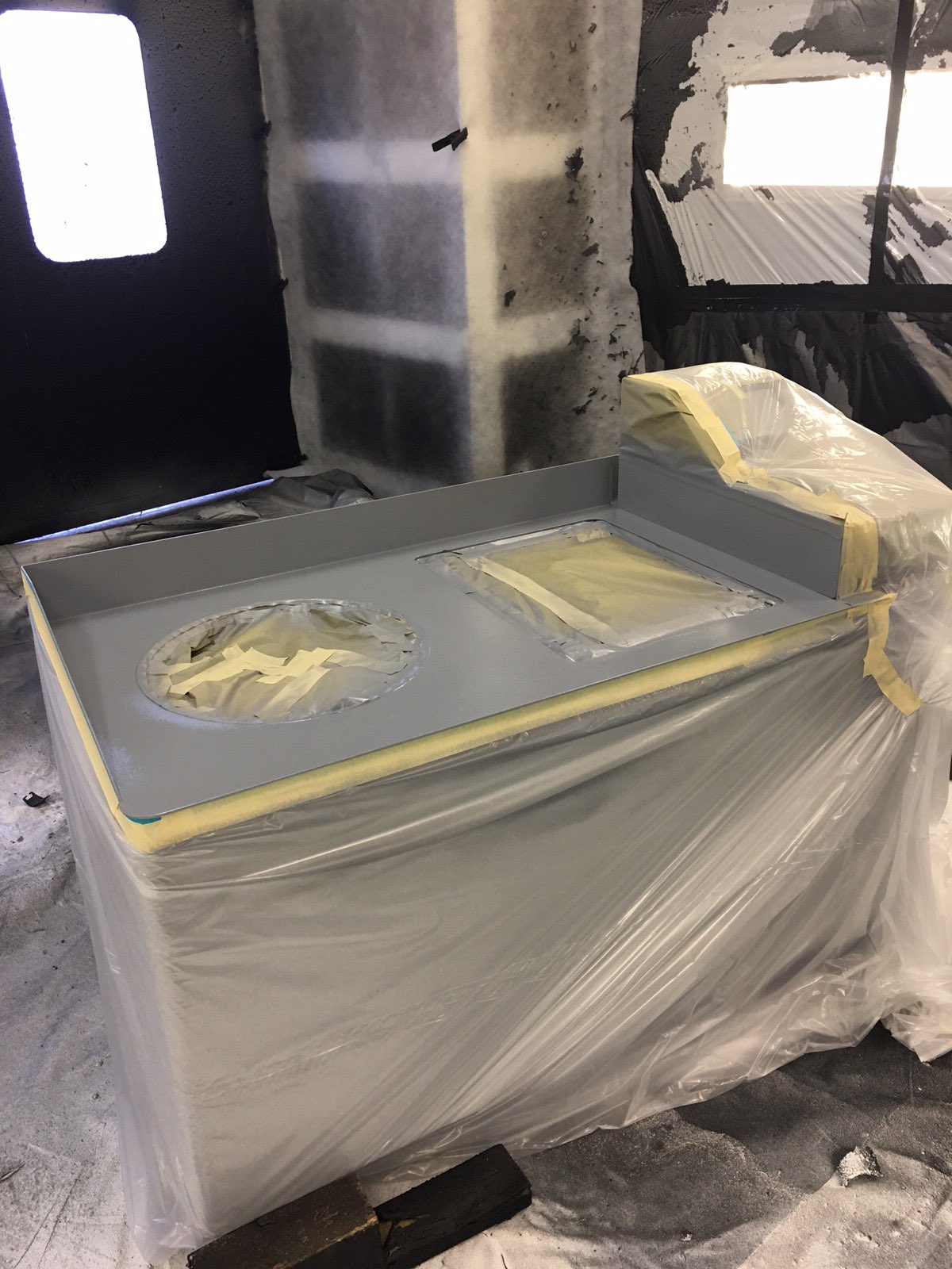 Diamond Liners on Twitter "Flow bench machine sprayed with Polyurea