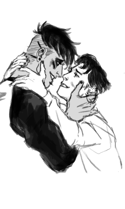 valentines is an important day for my loved oc otps with  @daddygeist and @sweatyandupsety ?? 