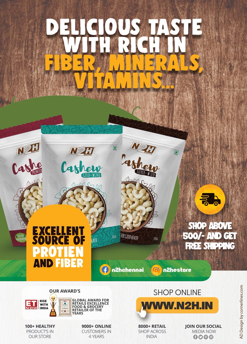Buy best quality dry fruits online from N2H. Variety of almond, badam, cashew, dates, fig, raisins pista and variety of healthy seeds at Best price. And more Health Products in Our Online Store Shop Now @ https://t.co/OboUUku407 https://t.co/T6f2Y2VBSj