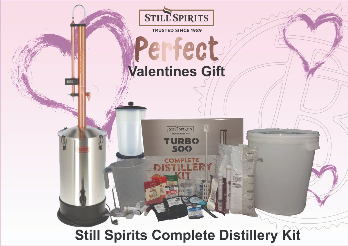 As a couple why not start making your own gin, whiskey, brandy and liqueurs together with our extremely popular Still Spirits Complete Distillery Kit🥂🍸🍷