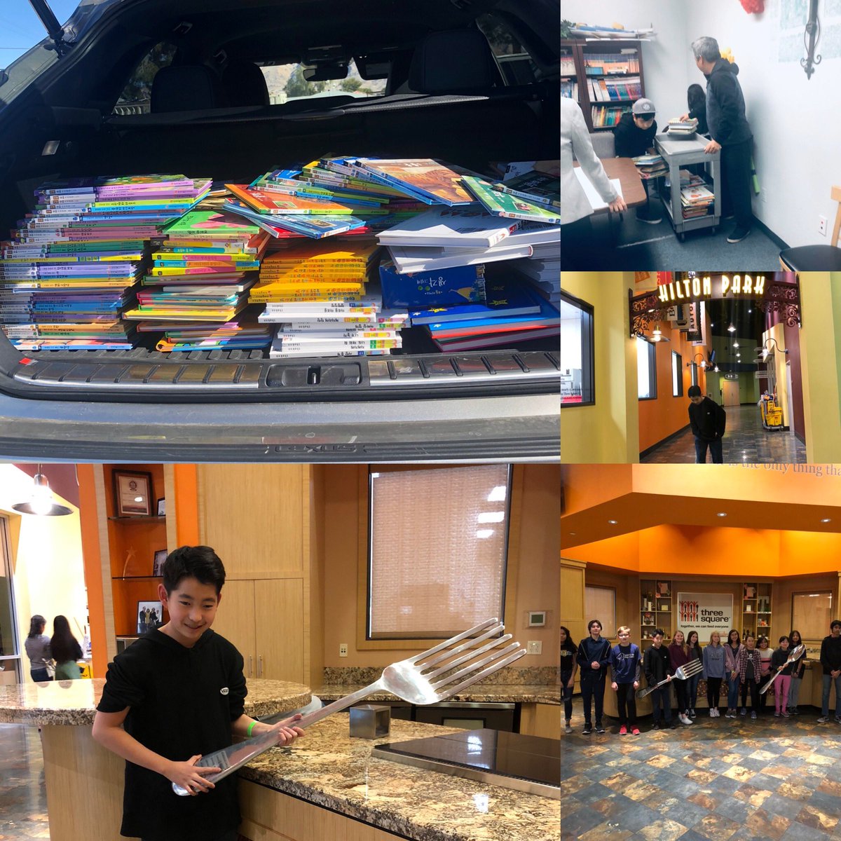 JudgeChrisLee's tweet image. Usually my kids Rtrying 2ruin my life but they helped me take a break from #campaigning 2donate ton of books(they never read) 2a local church &amp;amp; the boy(who’s the best at ruining) volunteered @threesquarelv #nofiltermakesmyhairlessgrey #wifesgonnacolormyhair #threedayweekendahead