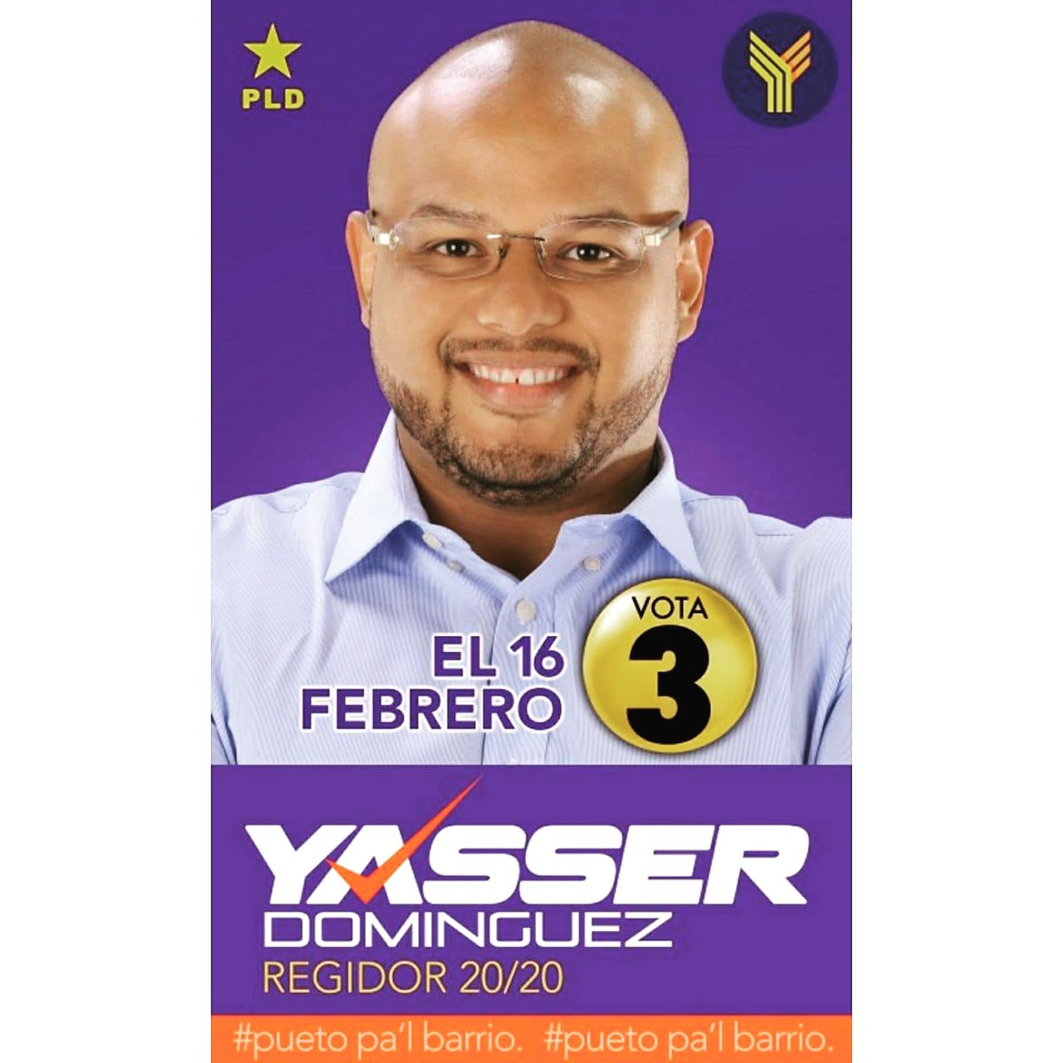 OdalisRojasv's tweet photo. Este próximo Domingo 16 de Febrero Vota por las mejores propuestas, por una persona cercana a la comunidad y que sobre todo este al frente de nuestras inquietudes comunitarias. #YasserRegidorVota3 #puetopalbarrio #YasserRegidorVota3 @DomingoCG1 https://t.co/MXYEWowNVp