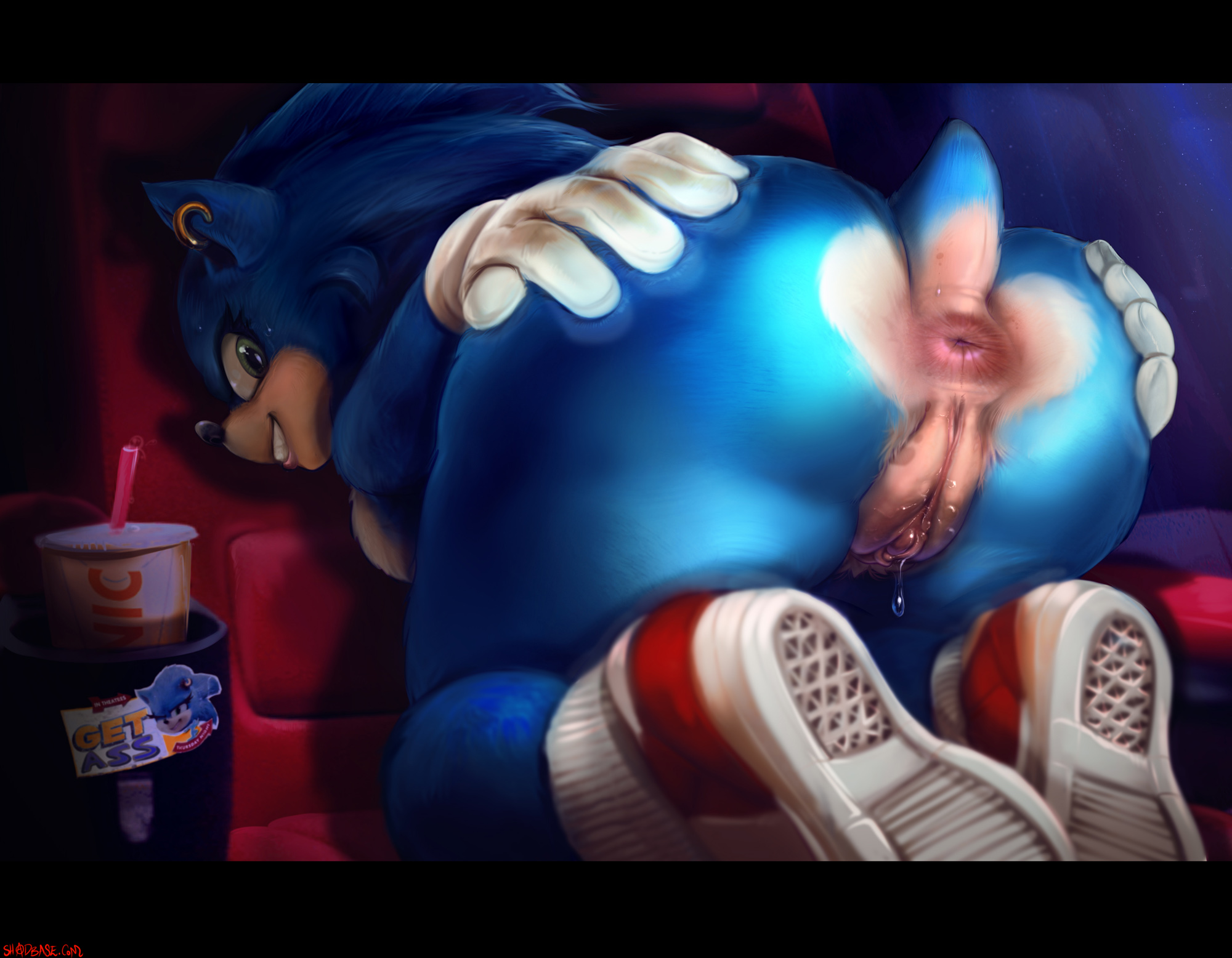 “Sonic is now opening in theaters” .