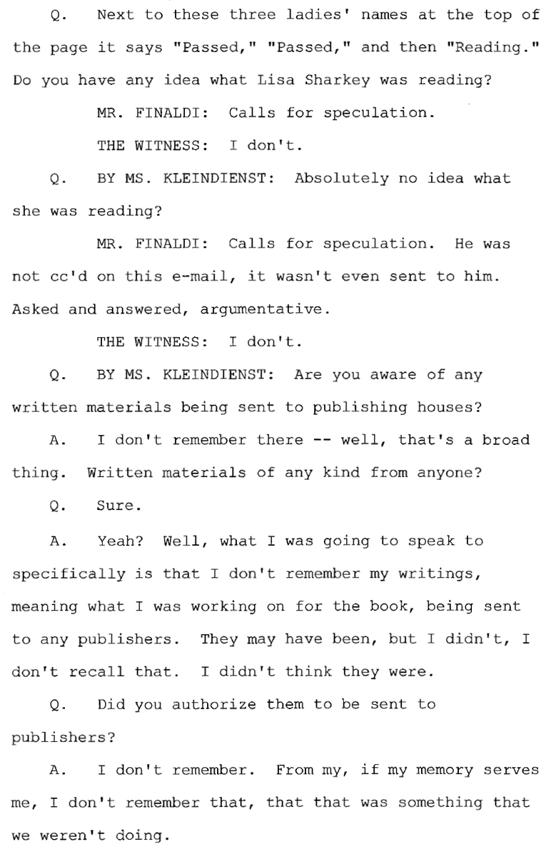 MJJRepository's tweet photo. Wade's main contact in his book efforts was Alan Nevins.

Wade says he never discussed money. The estate spoke to Nevins who said Wade "demanded a large amount of money."

Nevins also supplied emails to estate which further establish a paper trail of Wade's book shopping efforts. https://t.co/R3fNqcrJnL