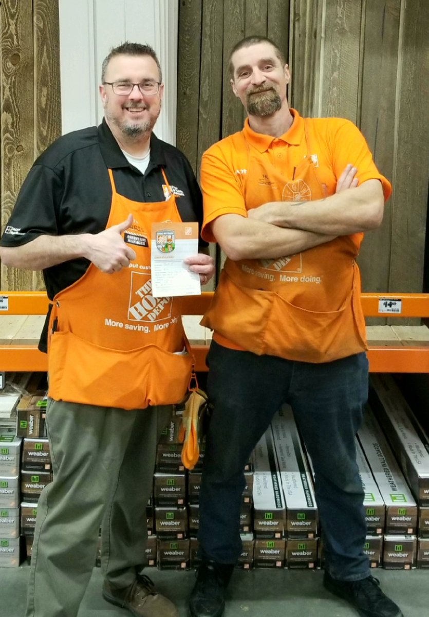 Thank You Thursdays <a href="/4172theU/">Uniontown Home Depot</a> 
Thank you for all you do Eric and Scott 
<a href="/Millaya/">Jeremy Millay</a> <a href="/VanessaTHD170/">Vanessa Richmond</a> @AdamTomasella