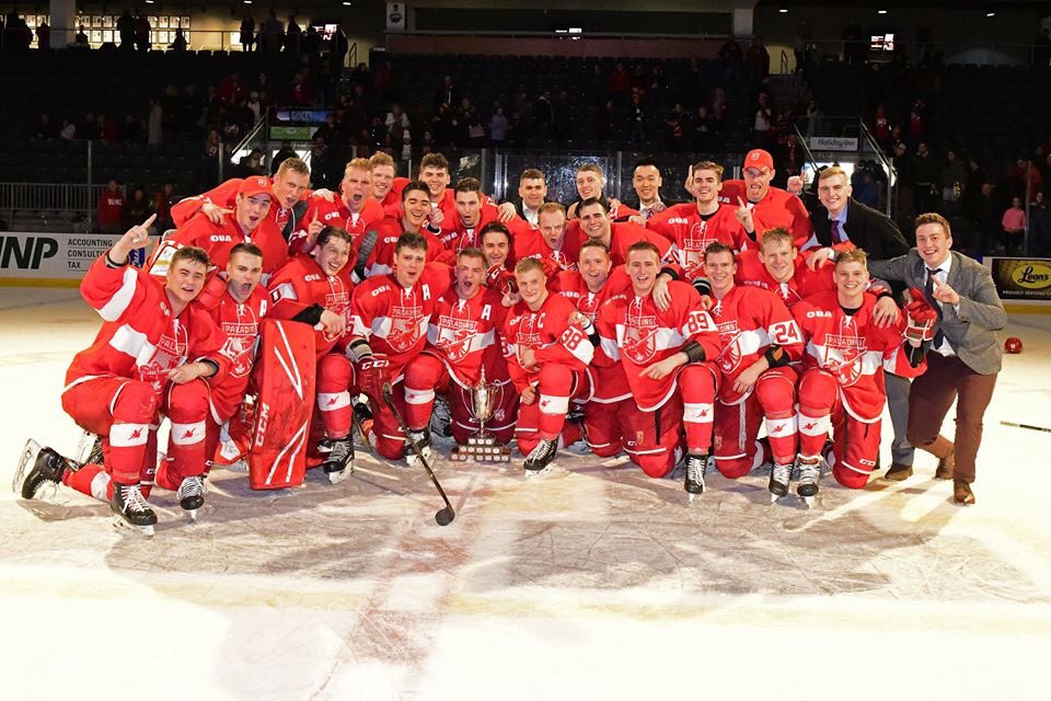 This team has done some great things for the school and the hockey program. Sad to say the season is over now, but the memories I shared with these boys will be with me for a lifetime. I love all you. Great season! #YeaRed <a href="/RMCMensHockey/">RMC Paladins Hockey</a>