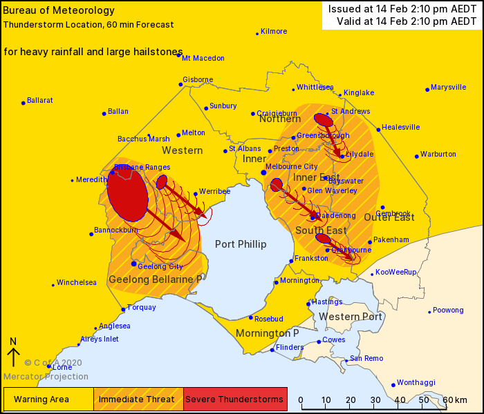 UnitedEnergyAU's tweet photo. ⚠️⚠️The latest severe weather warning from the Bureau of Meteorology ⚠️⚠️ Heavy rainfall that may lead to flash flooding and large hailstones are likely ⛈️⛈️

Stay well clear of any fallen powerlines ⚡⚡ and report them to us immediately on 132 099. https://t.co/Z8kMJ29ATx