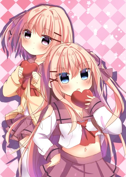 バレンタイン絵描くの忘れてたから急ぎました('TωT`)w
#イラスト 