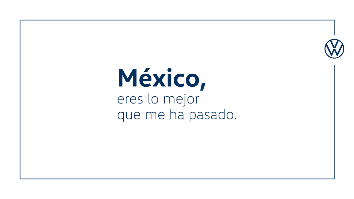 Volkswagen_MX's tweet photo. Desde que te vimos, supimos que eras lo mejor que nos había pasado. #Volkswagen https://t.co/zEAU48mc23
