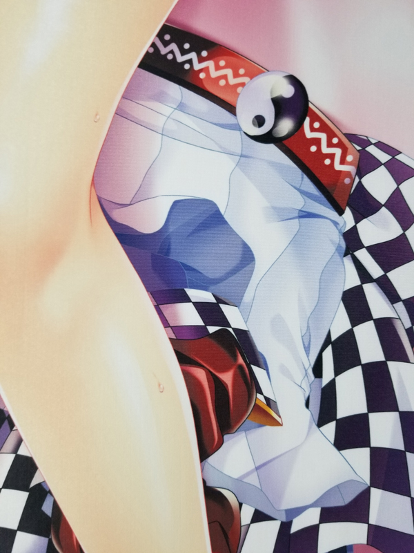 せとらん俺嫁参壱(嫁41,42)新作「おっぱいパツパツレースクイーン霊夢抱き枕カバー通常」色校お写真です!
露出度の高い衣装に美脚、溢れるおっぱい♥

きょとんと照れ顔、純粋なピュアピュア通常(ライクトロン)です。
今回の新作はアズレンよりベルファストさん、東方より霊夢さん、2柄×2種です⭐️ 