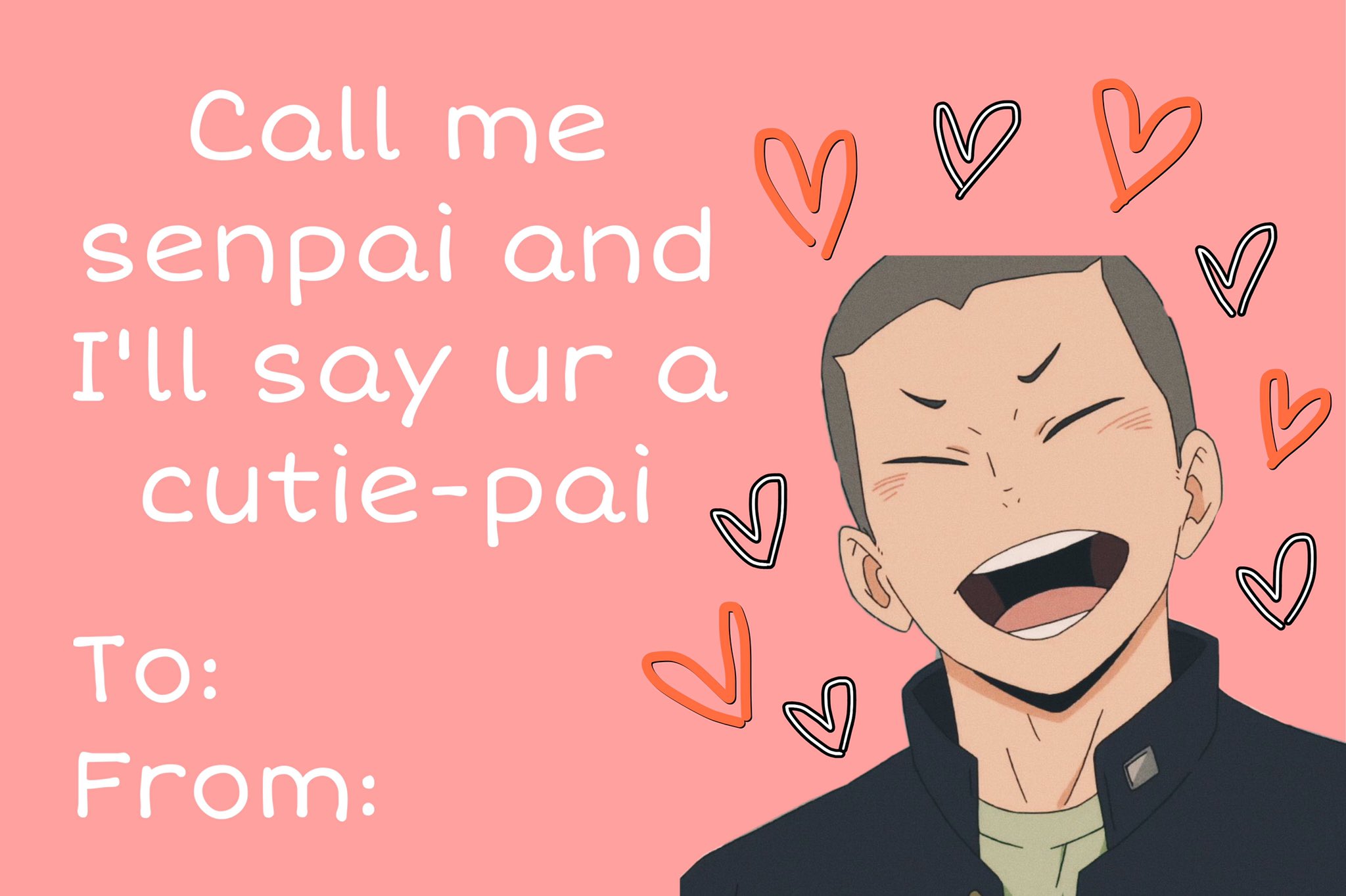 bri on Twitter: "Take more haikyuu valentines cards bc I'm having too much  fun https://t.co/8CrFD6cGlJ" / Twitter