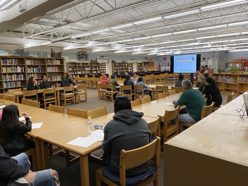 AISD_IWC's tweet photo. ELL student and parent workshop @TravisRebels was a success ! Thank you parents for participating. #austinisd #aisd @AISDMultilingue @aisdparents https://t.co/i2yzfvSbO5