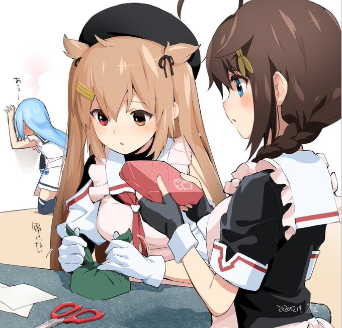 気合いすぎたな… #艦これ #北鎮日常 #バレンタインデー 