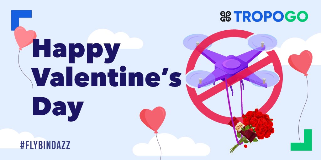 TropoGoIndia's tweet photo. Give this day your personal touch.
Using drones to send or drop gifts is legally prohibited.
Like & Follow TropoGo India to stay updated about drone regulations and compliance.
#TropoGo #FlyBindazz #valentinesday #valentinesday2020 #valentinesdaygift #valentinesdayspecial https://t.co/lh5kjpzUWQ