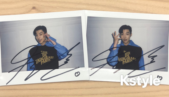 ウ・ドファン直筆サイン入り超大型写真…Woo Do-hwan…ザ・キング 人気俳優ウ・ドファンの直筆サインが当たる！「チャンネルK」で本日