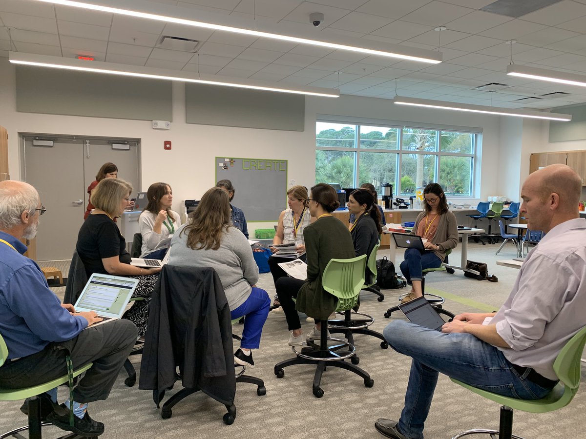 Our Day 2 of @ISTE Certification training was another smashing success! We each came in with our own individual goals, but left with a joint vision for better &amp; more equitable education for ALL! Meet my ISTE cohort, led by our amazing leader <a href="/abaralt/">Anna Baralt</a>! #ISTECert  💓<a href="/Shorecrest/">Shorecrest</a> 💓