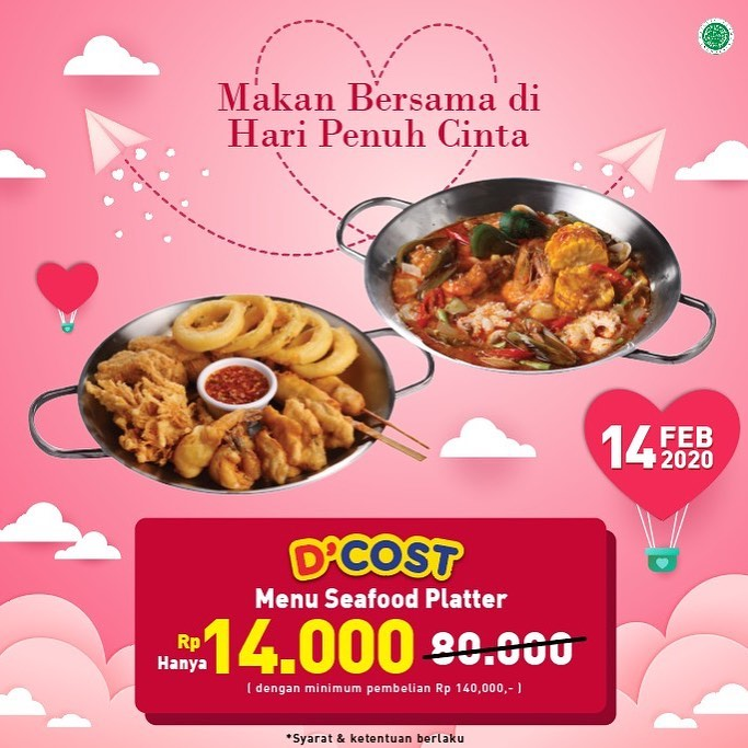 blokmsquare's tweet photo. Makan di hari sayang dengan orang yang tersayang dan sayang sayang kantong🤗
Aku tunggu kamu ya seafood lovers di D’COST Blok M Square!

D'Cost, Lt 5 Blok M Square

TM Blok M Square
Pusat Belanja Keluarga
#dcostseafood #dcost #promodcost #seafoodrestoran #ngilerabis #blokmsquare https://t.co/Yb0MlnBl11