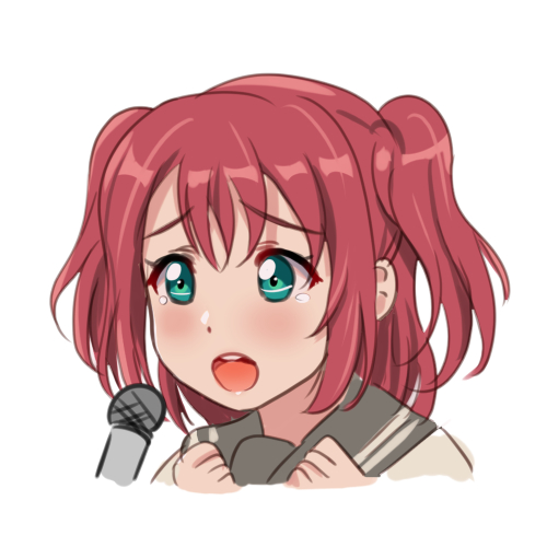 黒澤ルビィ 「ららららラブライぶ。。。さささシャンシャイン!!ピギィ! 」|shamakho/沙マコのイラスト