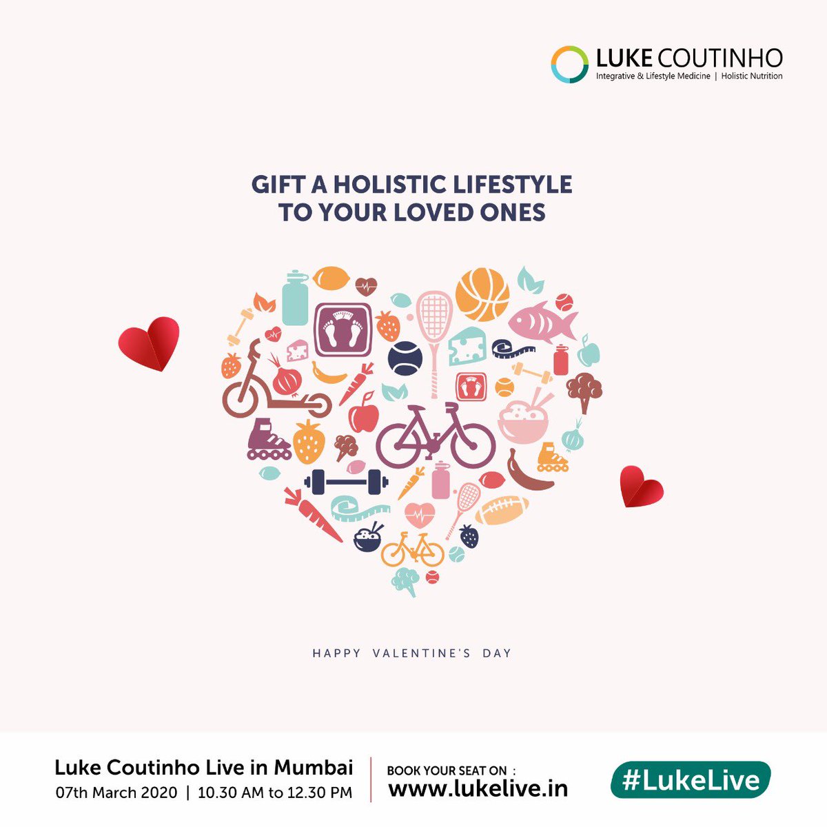 Gift your loved ones a valentine gift that will enhance their lifestyle. #LukeLive 
Visit lukelive.in 
And block your seats now 
@LukeCoutinho17