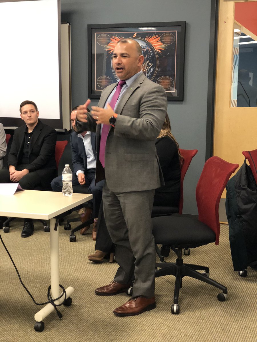 AshMcCabe's tweet photo. And that’s a wrap! Another strong finish for our Employment Boot Camp in San Antonio. It was a day for practicing elevator pitches, conducting mock interviews and networking. These #veterans and #caregivers are amazing and teach me so much #deloittesupports #WoundedWarriorProject https://t.co/CsOpEPcrRL