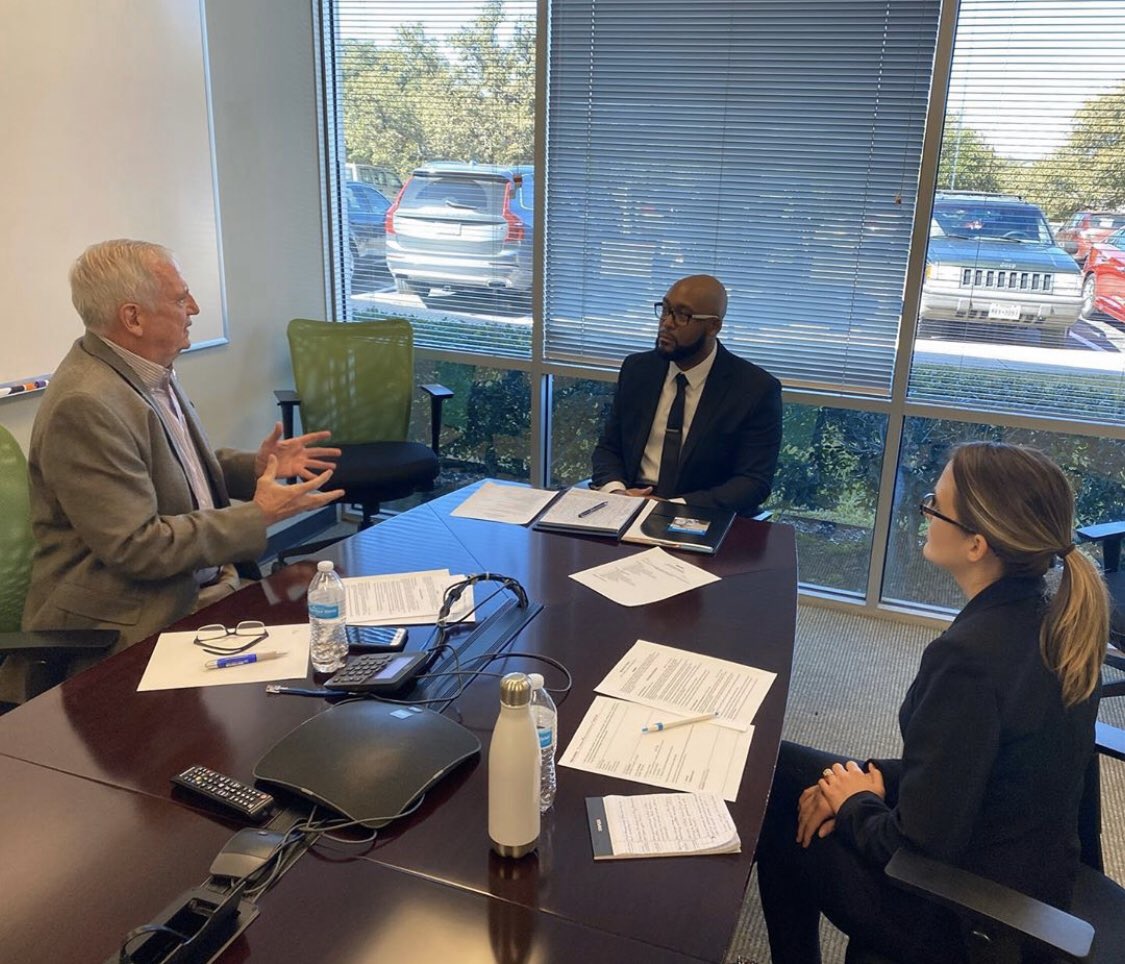 AshMcCabe's tweet photo. And that’s a wrap! Another strong finish for our Employment Boot Camp in San Antonio. It was a day for practicing elevator pitches, conducting mock interviews and networking. These #veterans and #caregivers are amazing and teach me so much #deloittesupports #WoundedWarriorProject https://t.co/CsOpEPcrRL