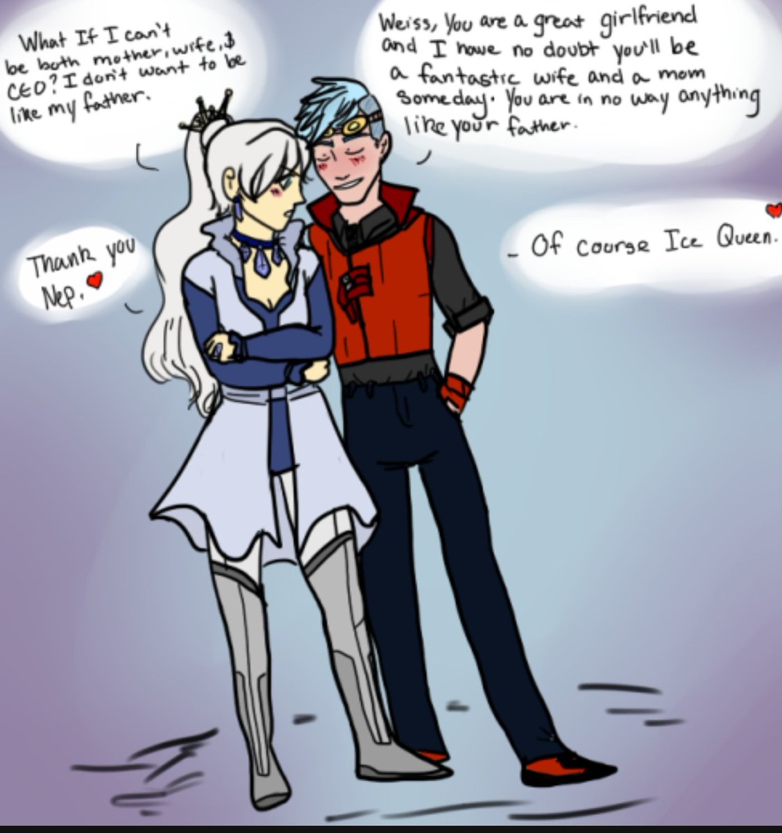 "Happy valentine's day ice queen'