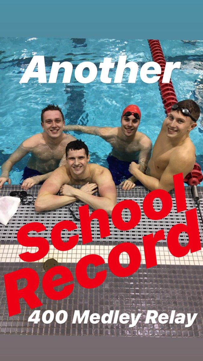 WabashSwimDive's tweet photo. Amazing performances today! 3 new school records (50 Free, 200 Free Relay, and 400 Medley Relay), countless best times, and the best part....we had fun experiencing it together! #getonthebus #whataday #helluvaday #waf https://t.co/vxrmBcCBLn