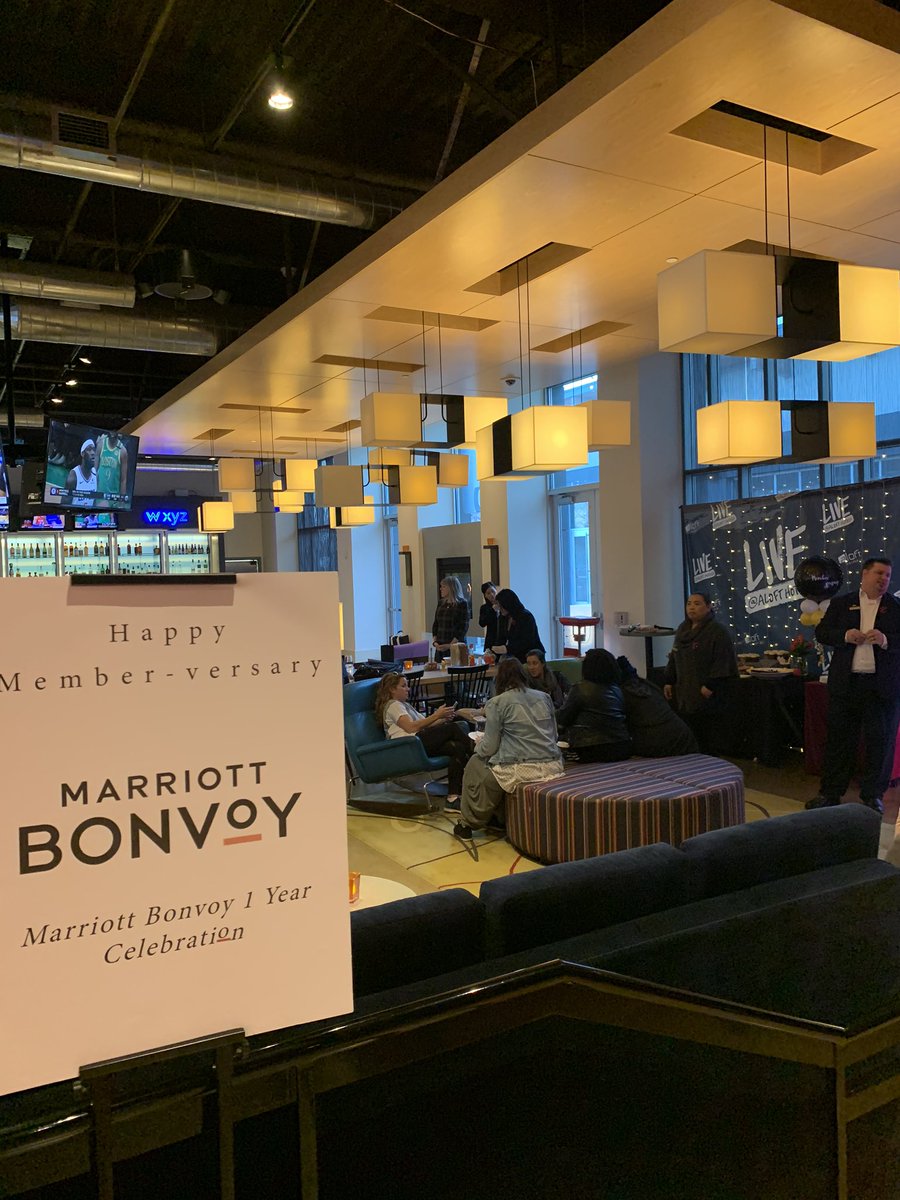 Happy Membeversarry one year Marriott Bonvoy!!