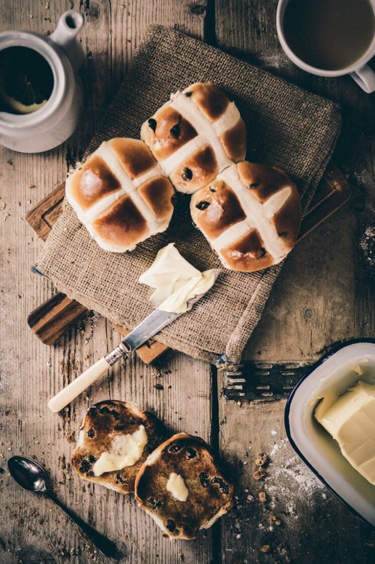 Our Bakers produce these Hot Cross Buns Fresh every night, all piped with the cross on ready to go into the oven and out in our shops ready for you to enjoy. #hotcrossbuns #WDYT #GlosBiz