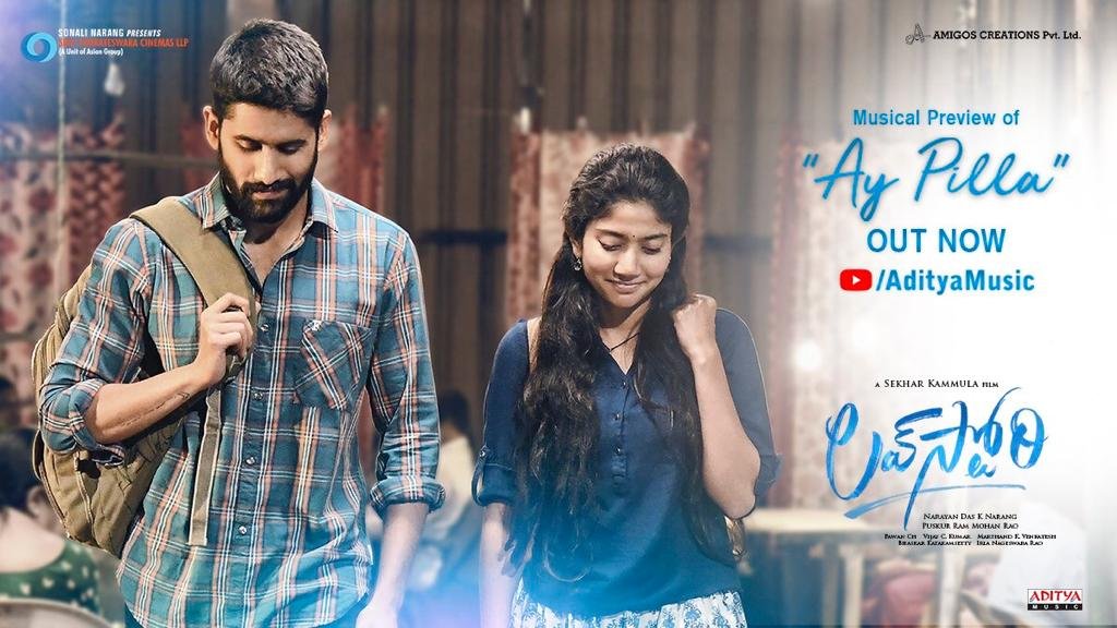 Global Cinemas (@cinemasglobal) on Twitter photo Here's Is The Musical Preview Of #AyPilla From #LoveStory❣️
Come Fall In Love 🤩💕
â–şyoutu.be/KRmbTCvJ6ns
<a href="/chay_akkineni/">chaitanya akkineni</a> <a href="/Sai_Pallavi92/">Sai Pallavi</a> <a href="/sekharkammula/">Sekhar Kammula</a> #PawanCh <a href="/HaricharanMusic/">Haricharan</a> #ChaithanyaPingali
@AsianSunilN <a href="/SVCLLP/">Sree Venkateswara Cinemas LLP</a> #AmigosCreations #NC19 Here's Is The Musical Preview Of #AyPilla From #LoveStory❣️
Come Fall In Love 🤩💕
â–şyoutu.be/KRmbTCvJ6ns
<a href="/chay_akkineni/">chaitanya akkineni</a> <a href="/Sai_Pallavi92/">Sai Pallavi</a> <a href="/sekharkammula/">Sekhar Kammula</a> #PawanCh <a href="/HaricharanMusic/">Haricharan</a> #ChaithanyaPingali
@AsianSunilN <a href="/SVCLLP/">Sree Venkateswara Cinemas LLP</a> #AmigosCreations #NC19