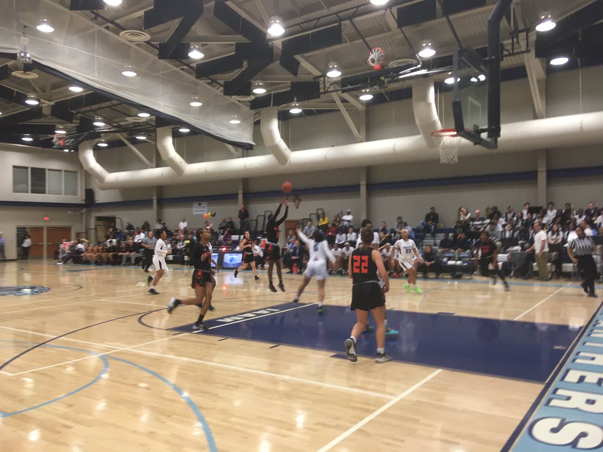 McDonogh ousted by Pallotti in IAAM A Conference girls playoff semifinals. Panthers make first A Conference trip to finals in school history STORY: bit.ly/3bCqNfS