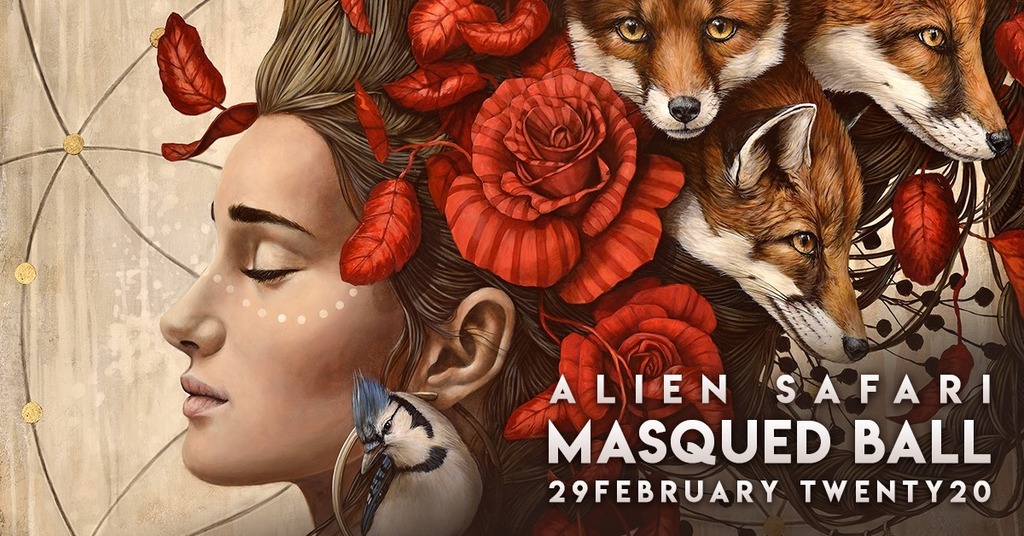 😁Alien Safari Masqued Ball 🌿

"Leap day, a liminal day, exists on the fringes, a time that is not a time, a day that is not a day." Put on your sequins, your feathers, your masks, your most fabulous smiles and join us under the stars on the beach. 🎟 … bit.ly/alien-safari-t…